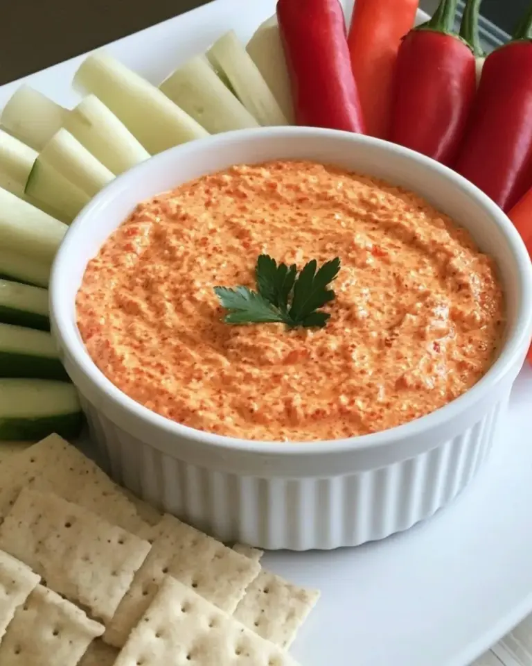 Easy Roasted Red Pepper Dip