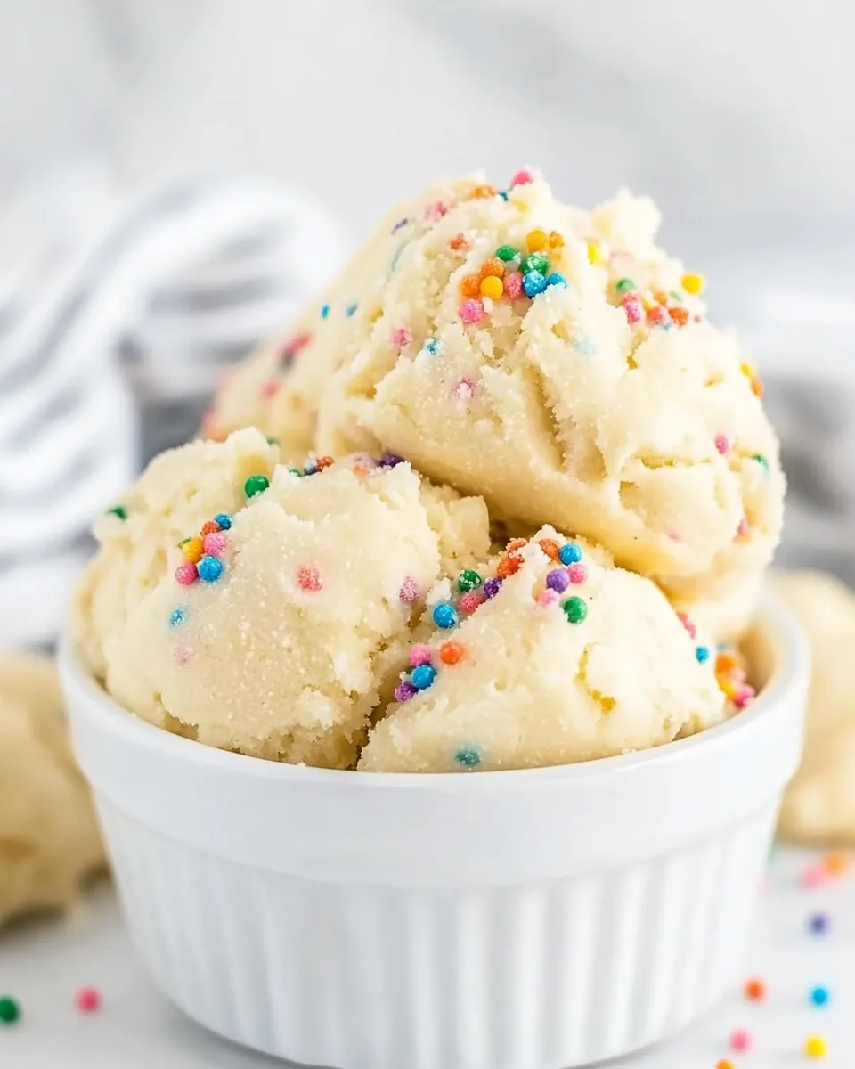 Edible Sugar Cookie Dough
