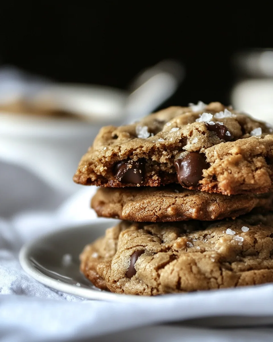 Espresso Salted Chocolate Chip Cookies