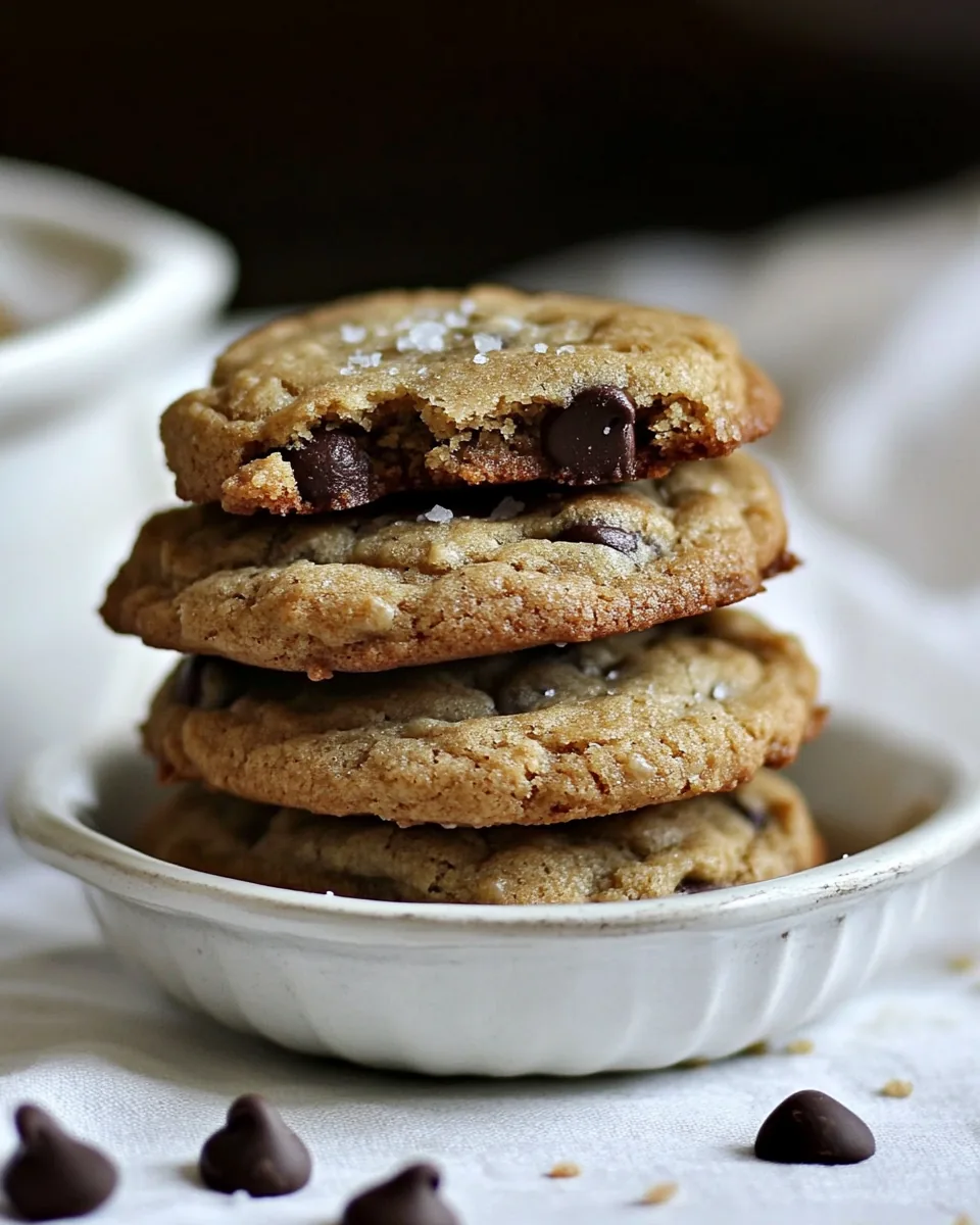 Espresso Salted Chocolate Chip Cookies