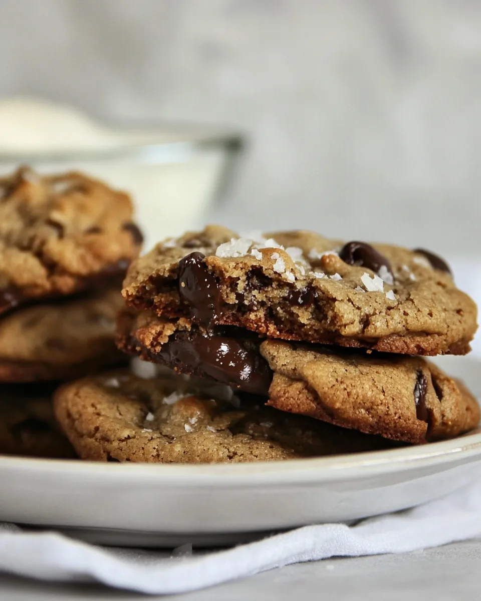 Espresso Salted Chocolate Chip Cookies