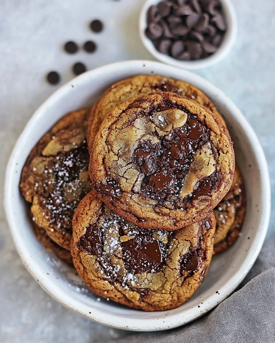 Espresso Toffee Chocolate Chip Cookies