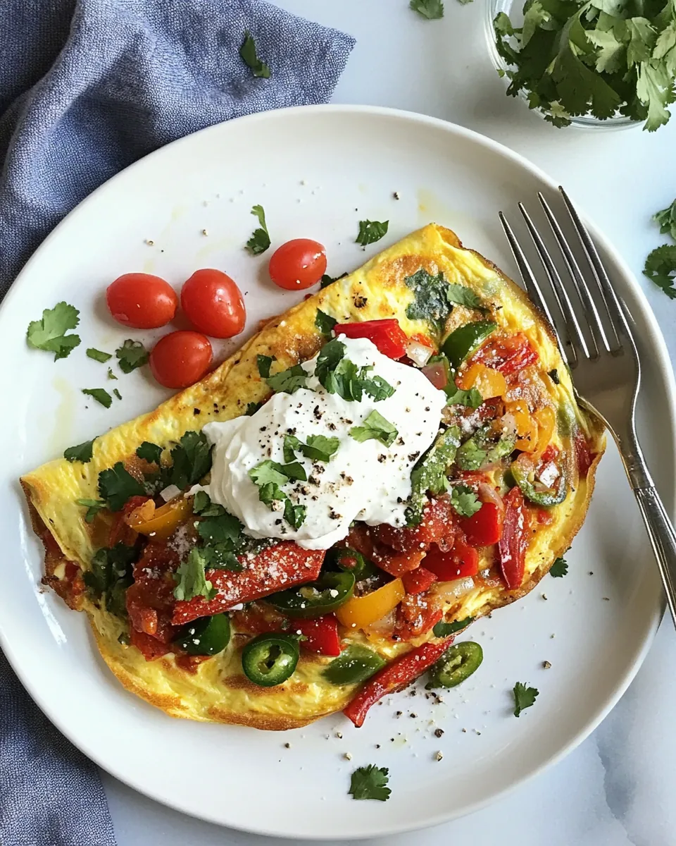 Fajita Omelettes