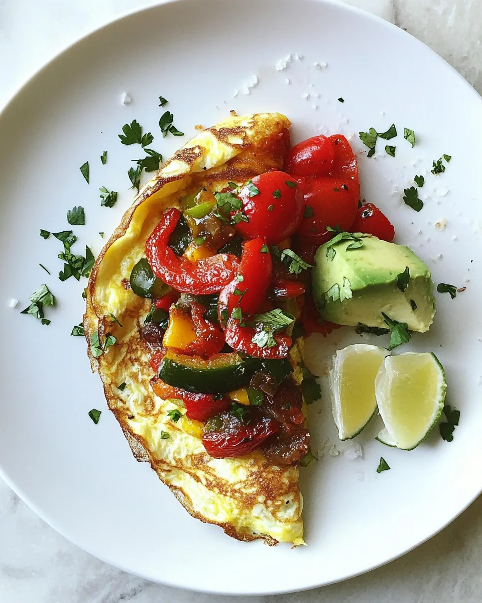Fajita Omelettes