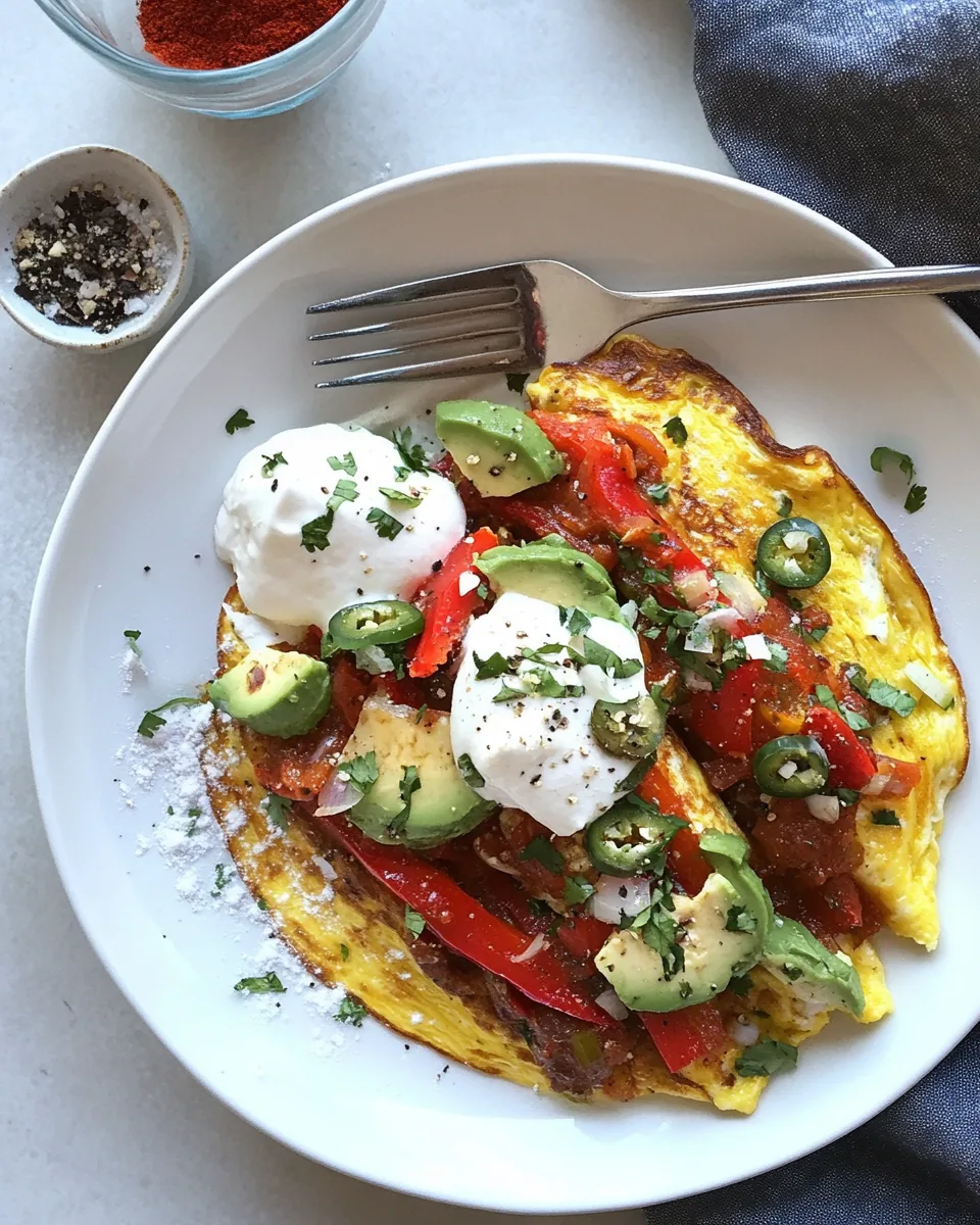 Fajita Omelettes
