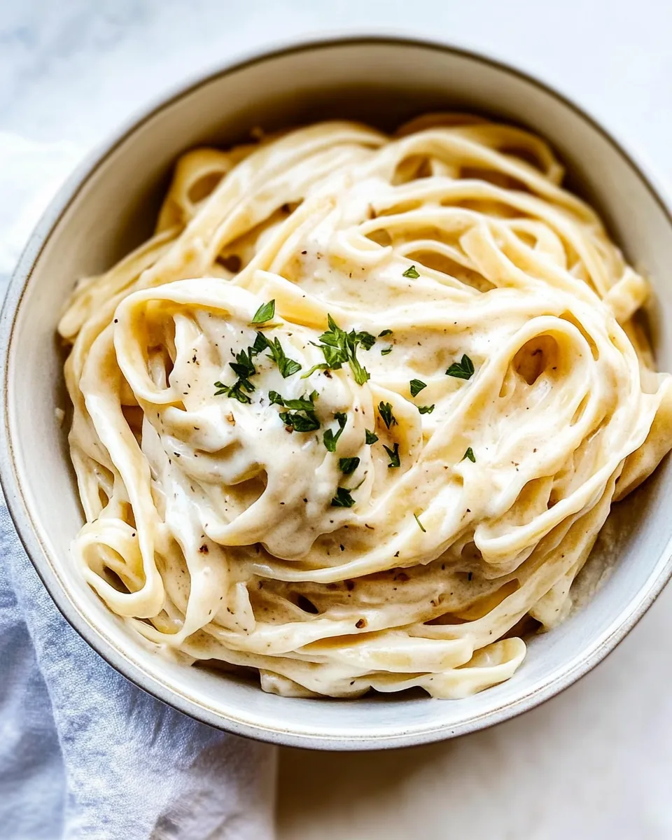Fettuccine Alfredo