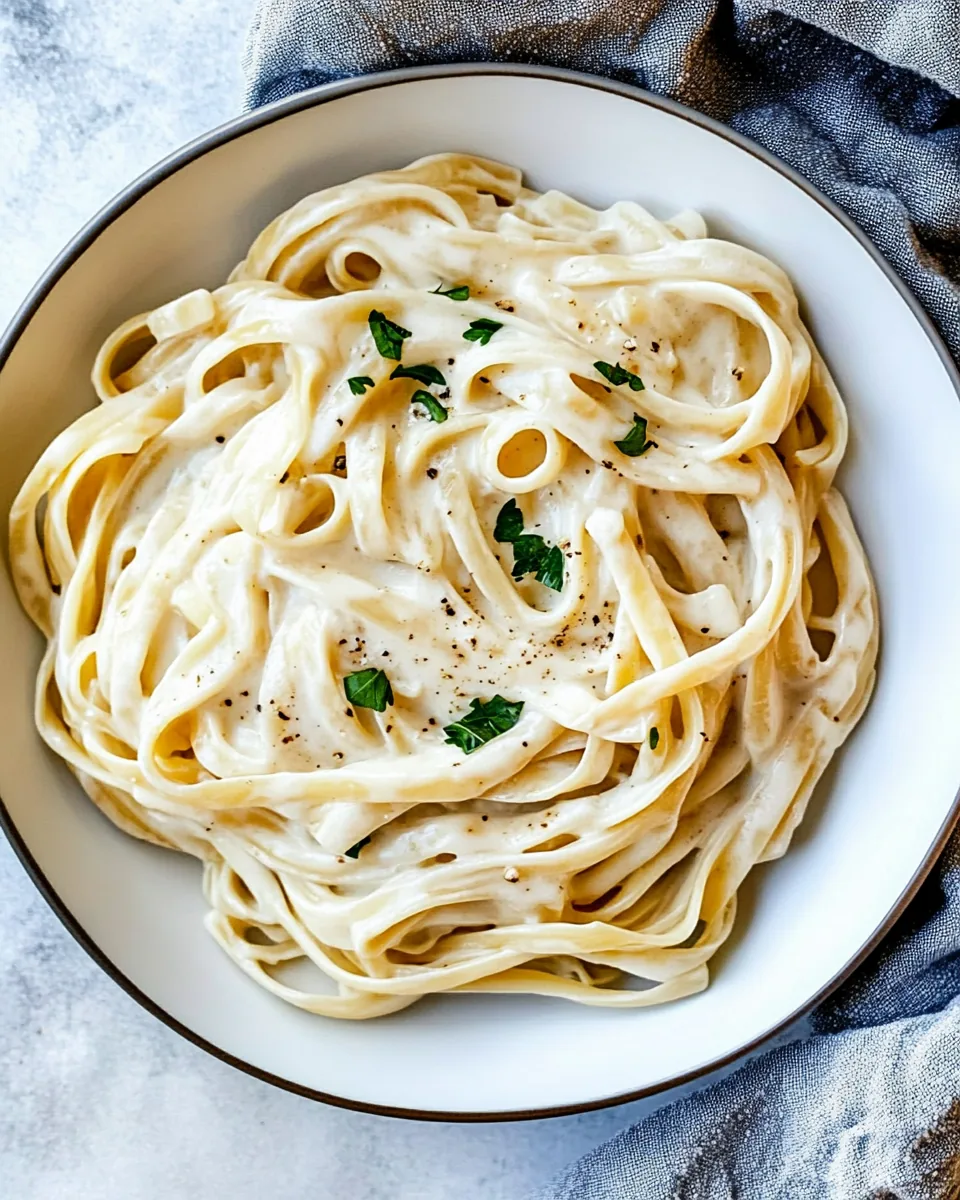 Fettuccine Alfredo