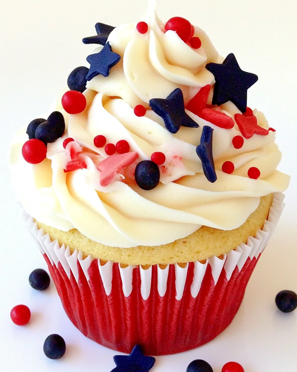 Flag Cupcakes