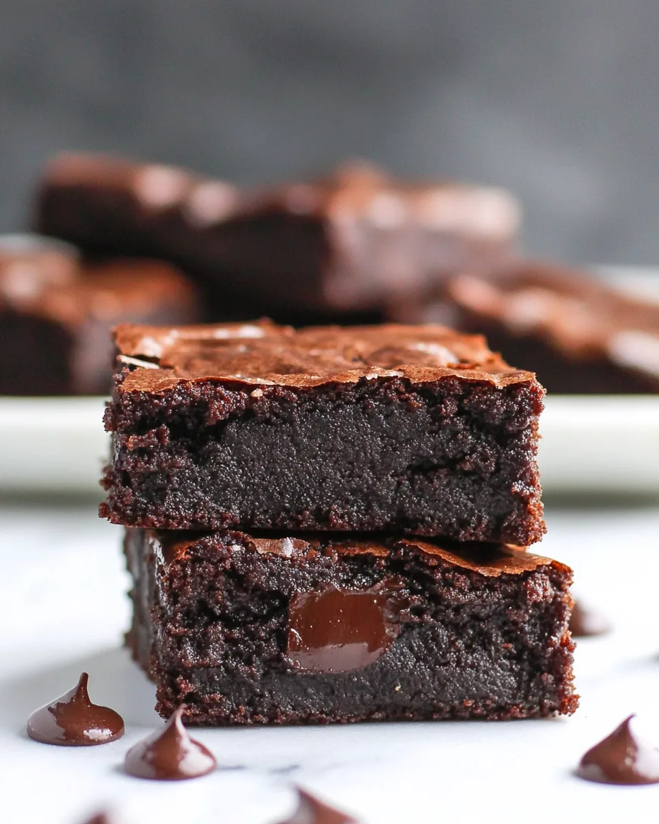 Flourless Avocado Brownies