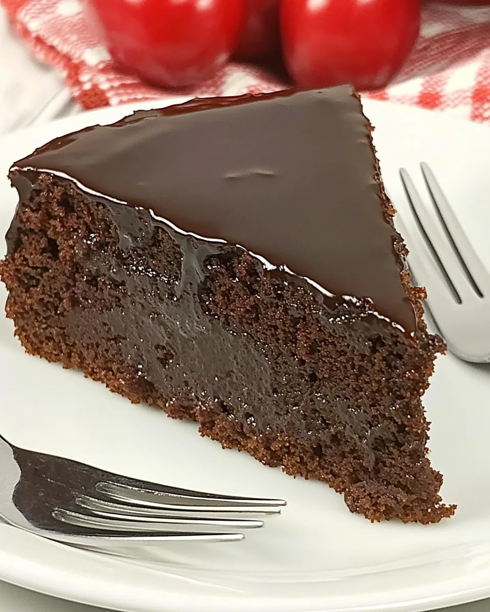 Flourless Double Chocolate Cake