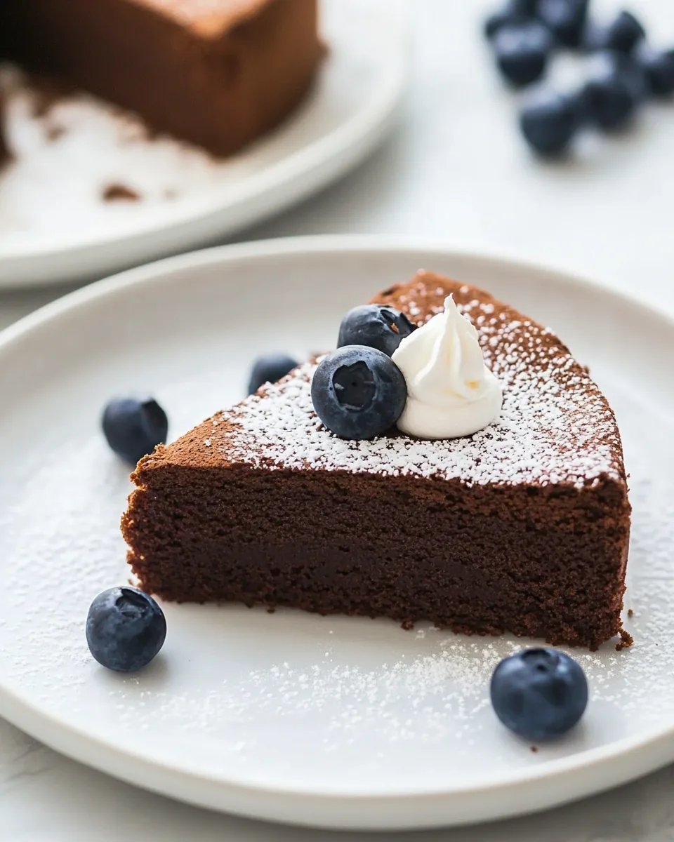 Flourless Keto Chocolate Cake