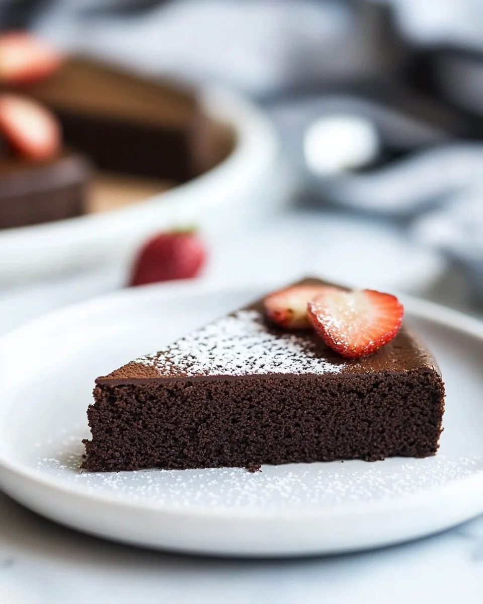 Flourless Keto Chocolate Cake