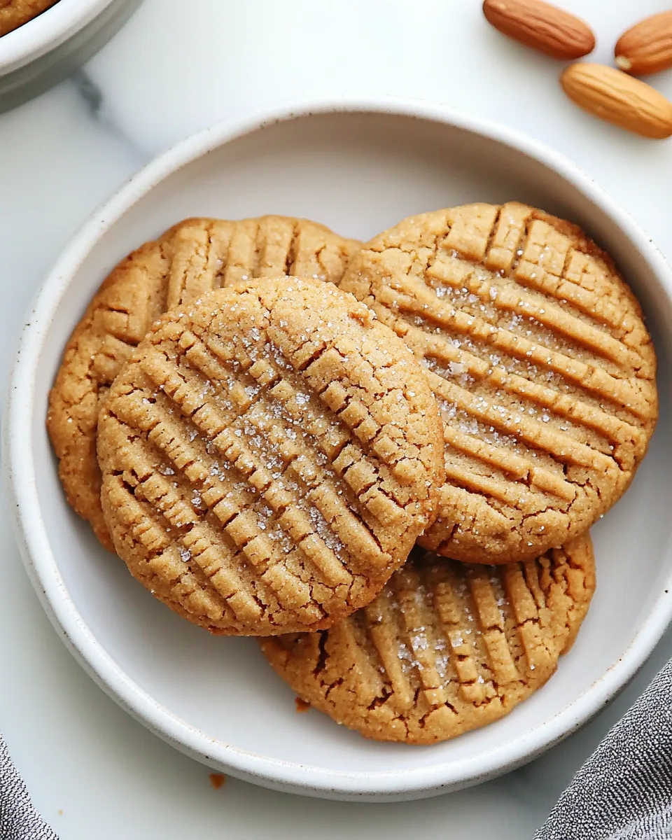 Flourless Peanut Butter Cookies