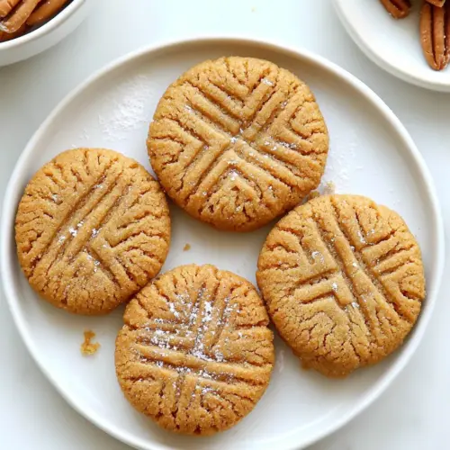 Flourless Peanut Butter Cookies