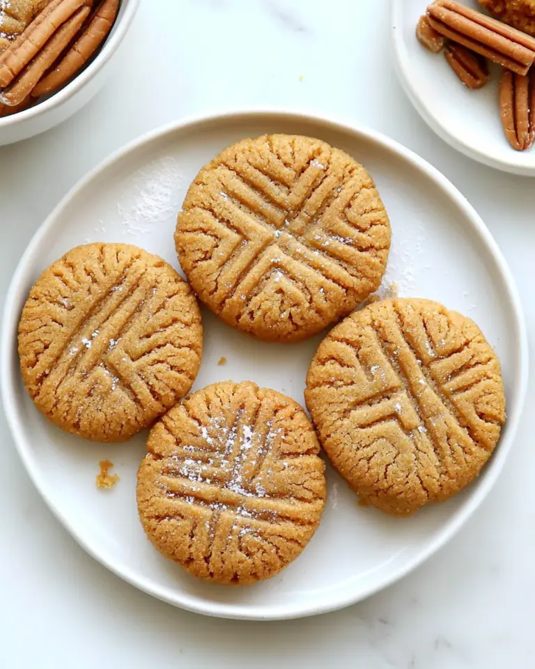 Flourless Peanut Butter Cookies