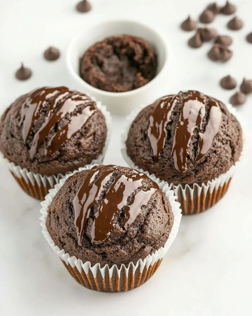Fluffy Chocolate Muffins