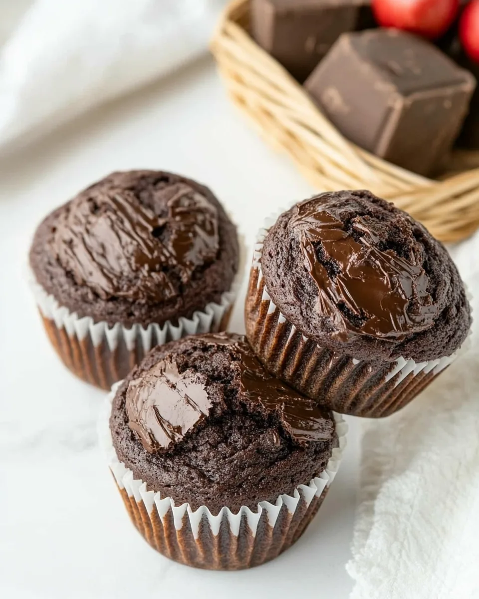 Fluffy Chocolate Muffins