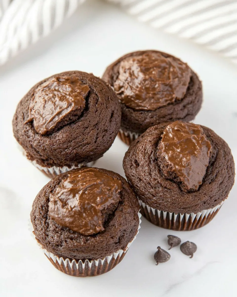 Fluffy Chocolate Muffins
