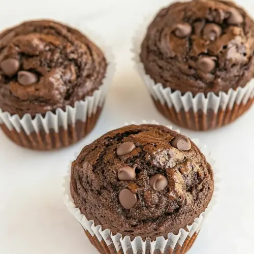 Fluffy Chocolate Muffins