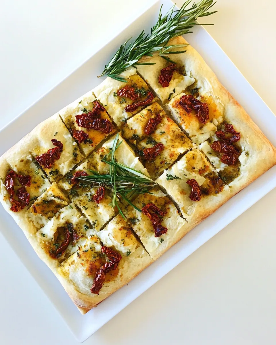 Focaccia With Sun-Dried Tomatoes