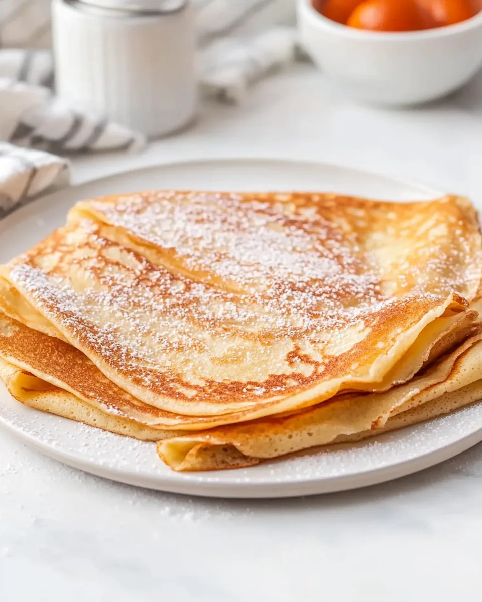 French Crêpe Recipe