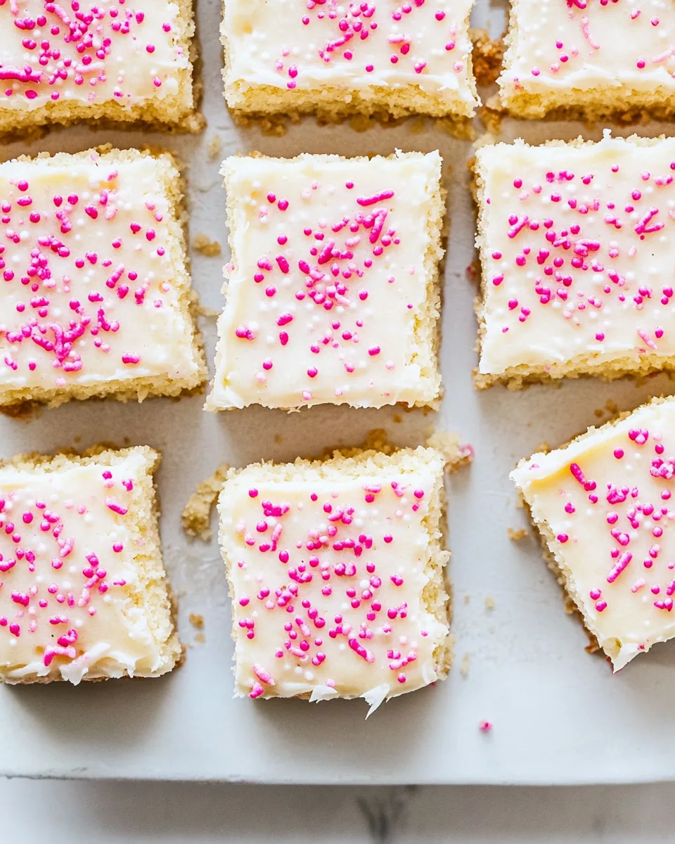 Frosted Sugar Cookie Bars