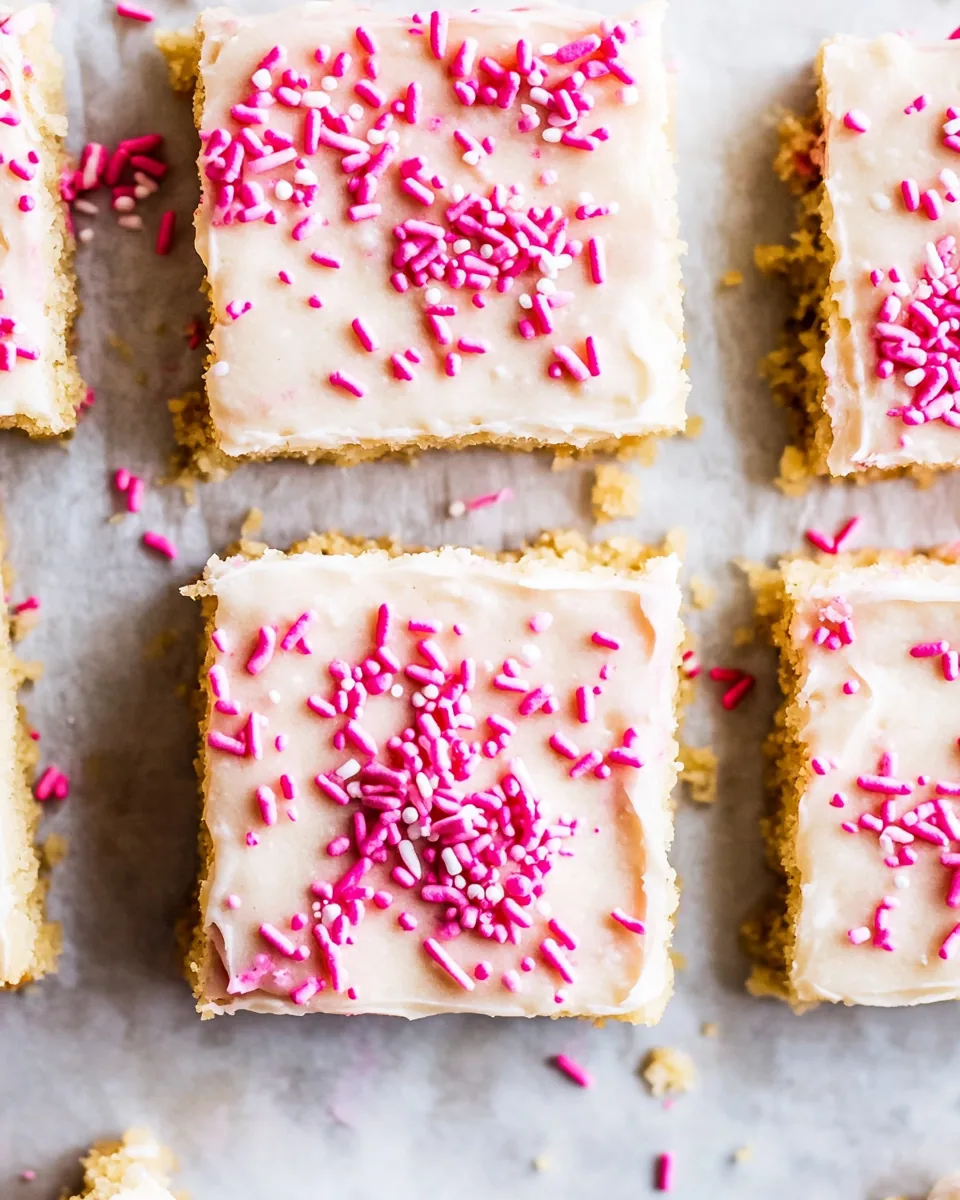 Frosted Sugar Cookie Bars