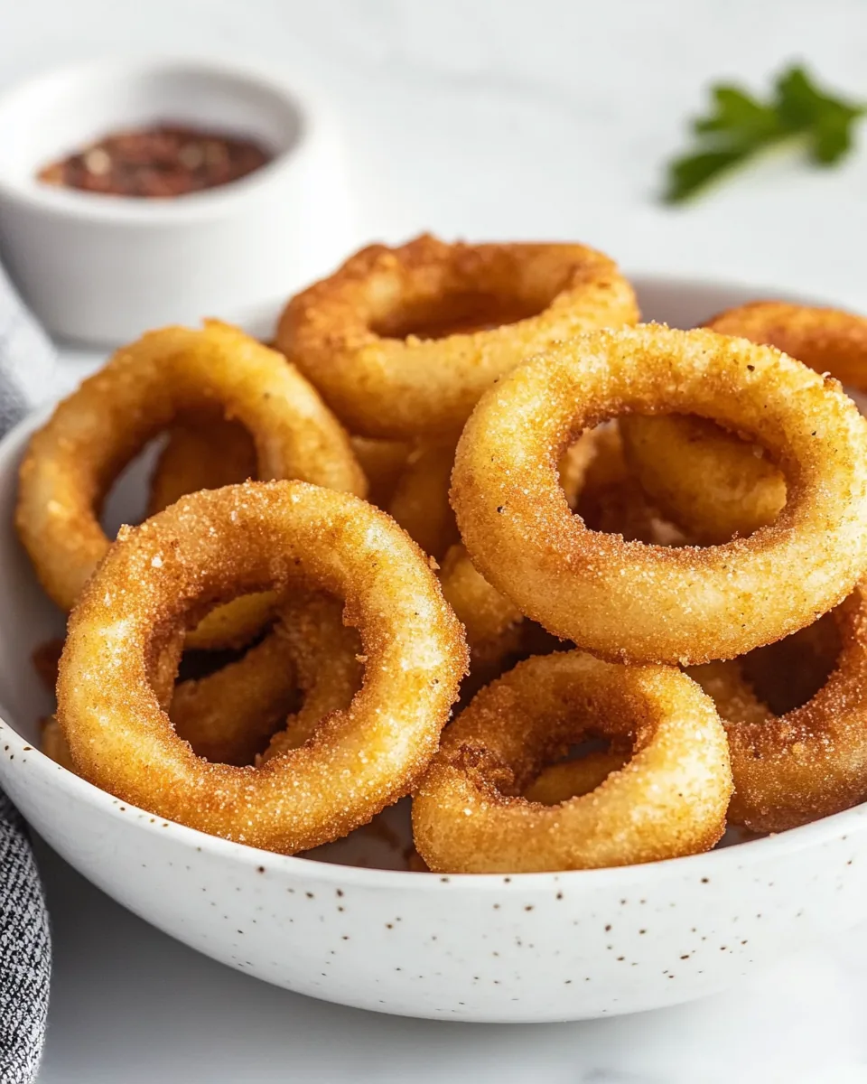 Frozen Onion Rings in Air Fryer