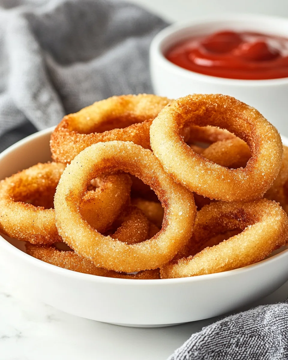 Frozen Onion Rings in Air Fryer