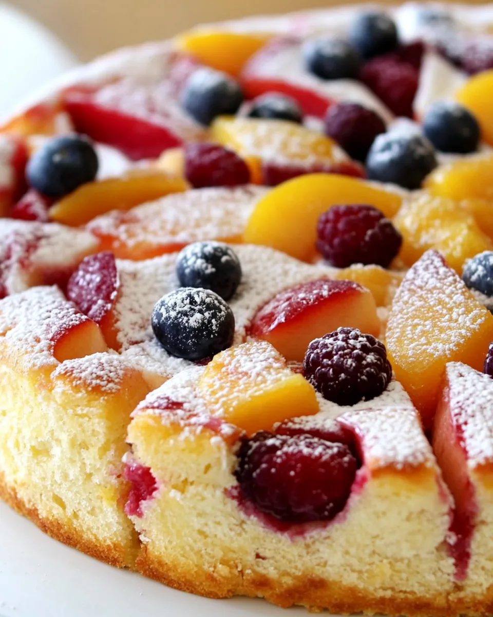Fruit Pastry Cake