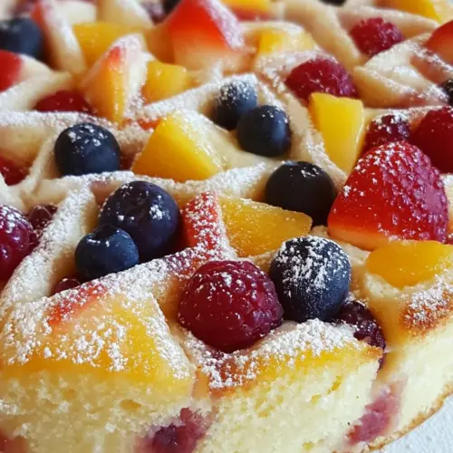 Fruit Pastry Cake