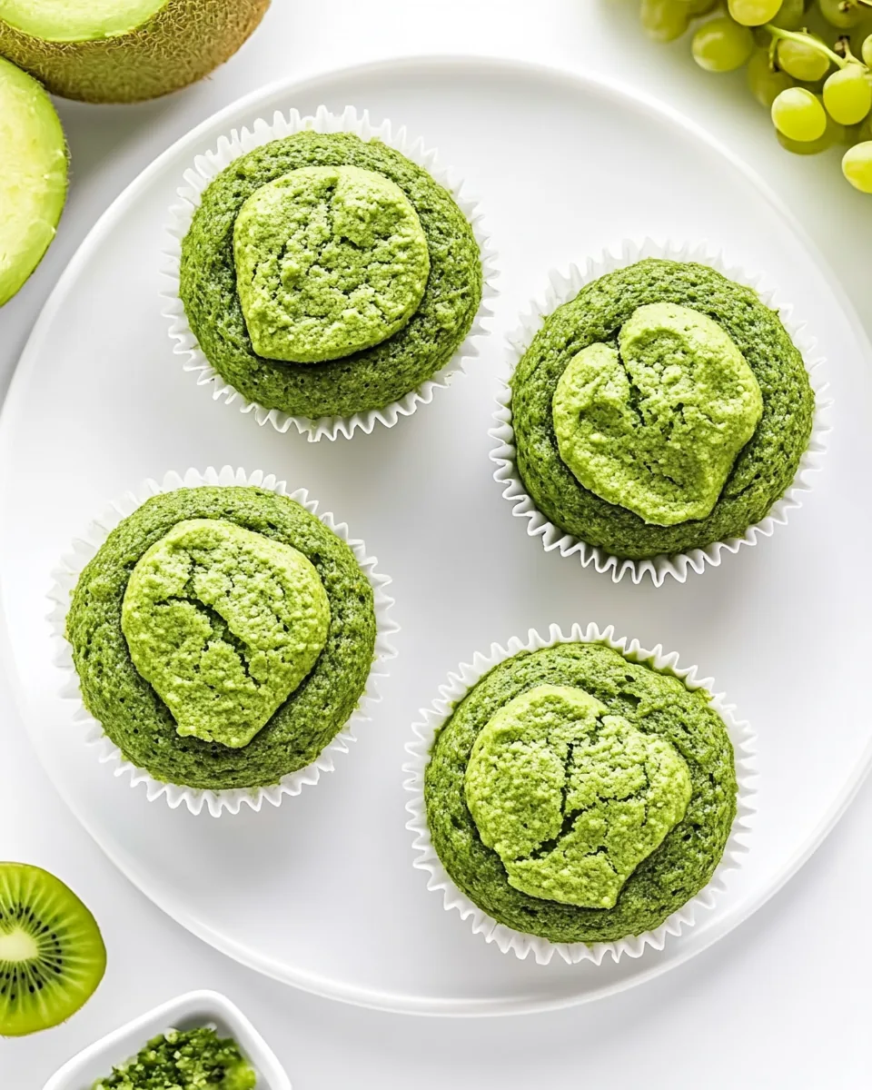 Fruit and Veggie Smoothie Muffins