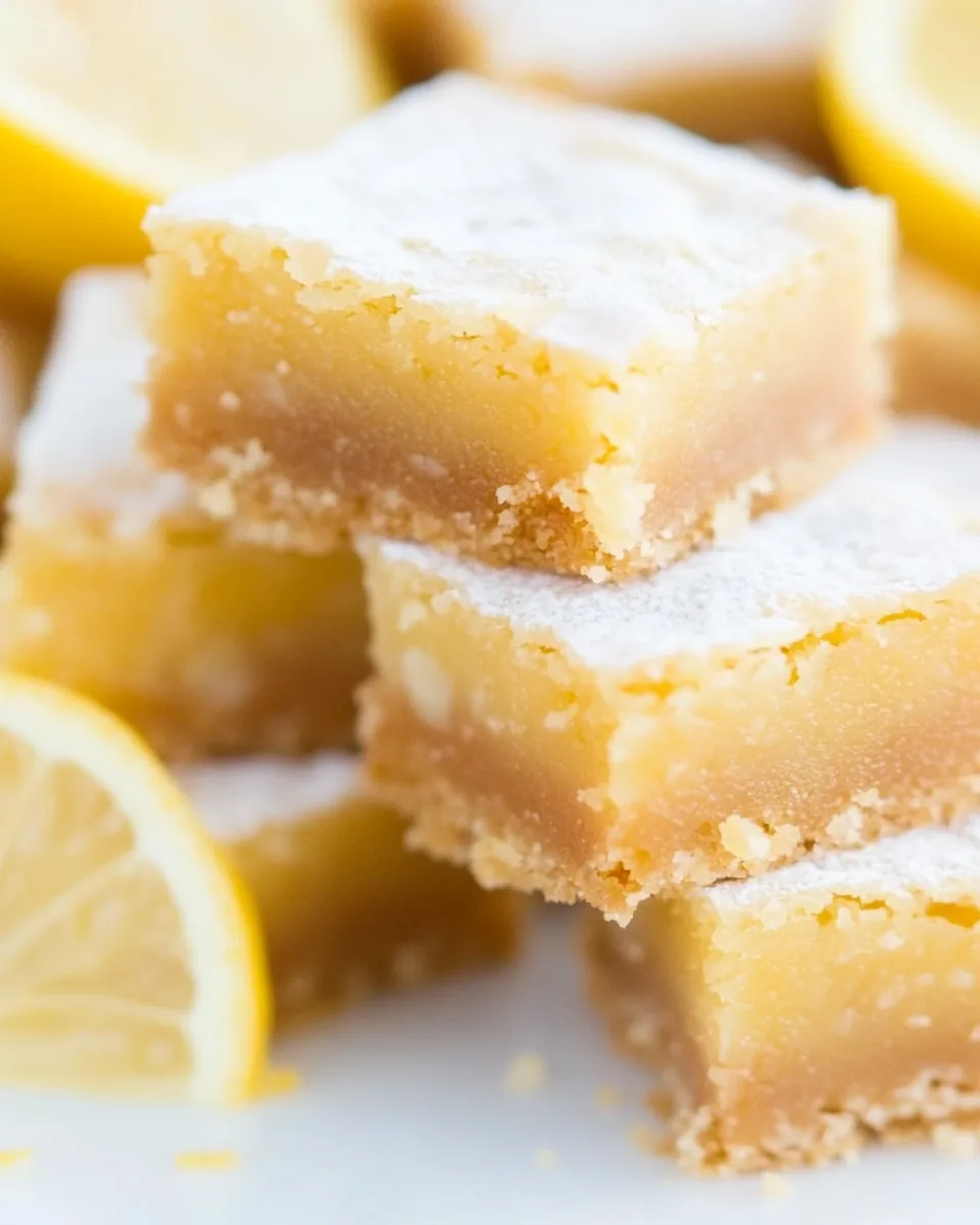 Fudgy Lemon Brownie Bars
