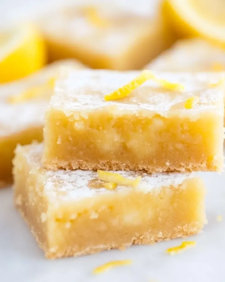 Fudgy Lemon Brownie Bars