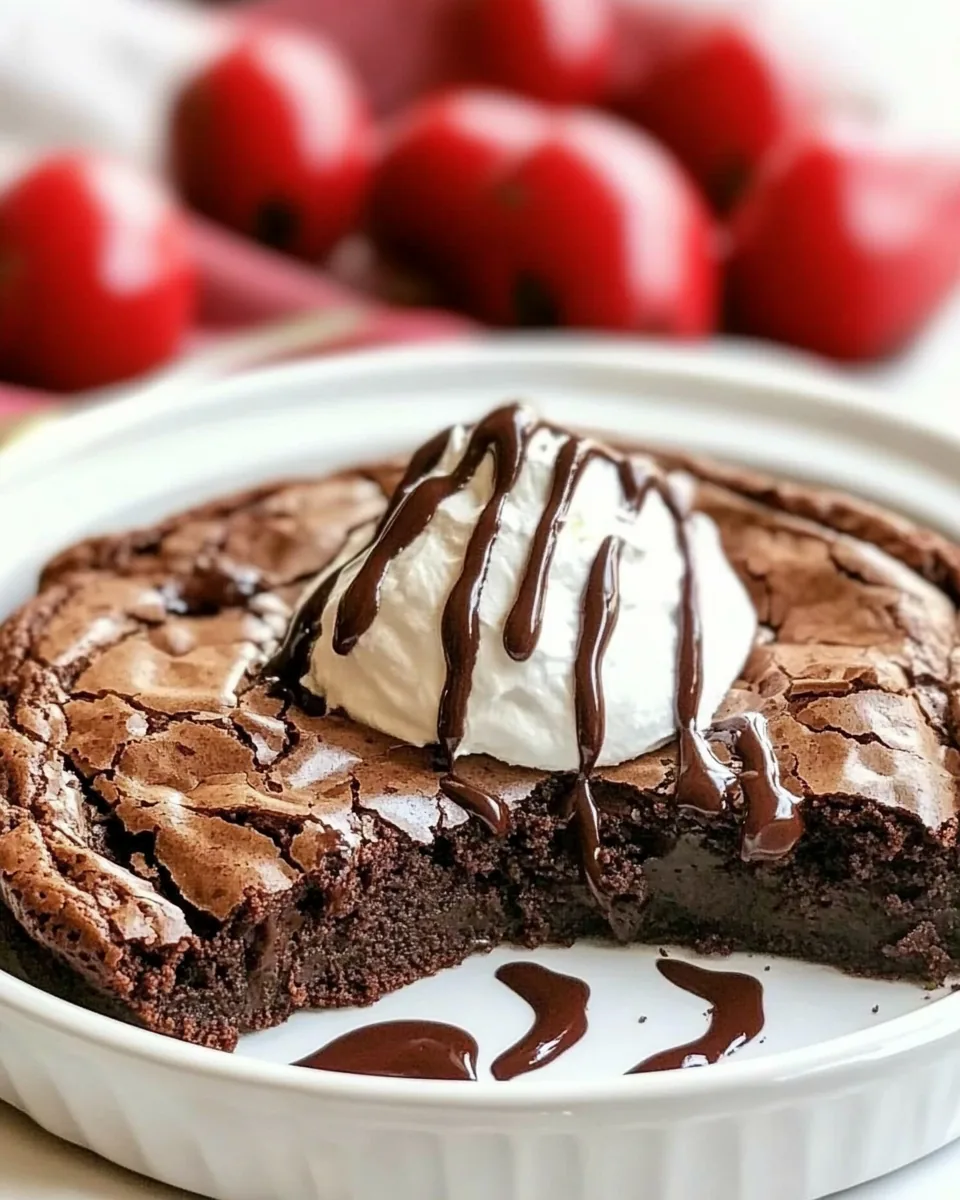 Fudgy Skillet Brownies