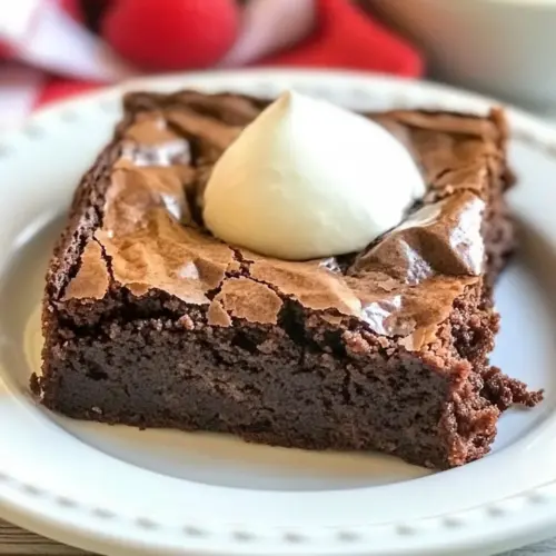 Fudgy Skillet Brownies
