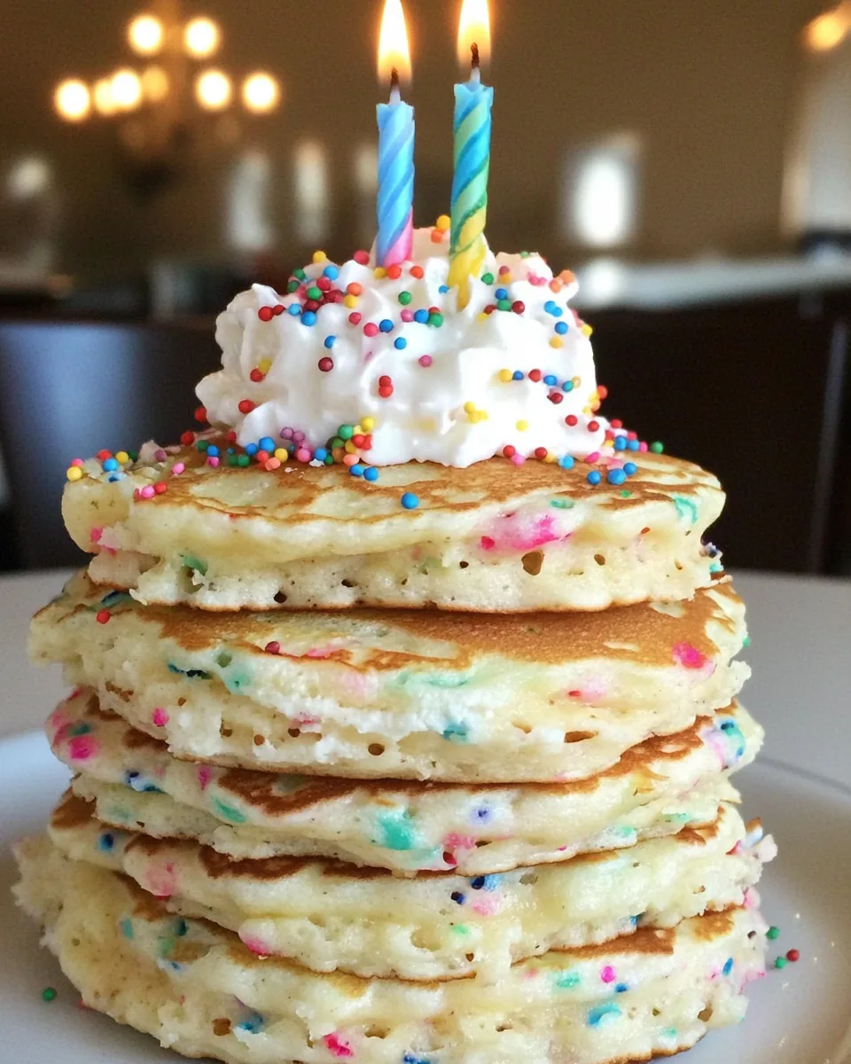 Funfetti Birthday Pancakes