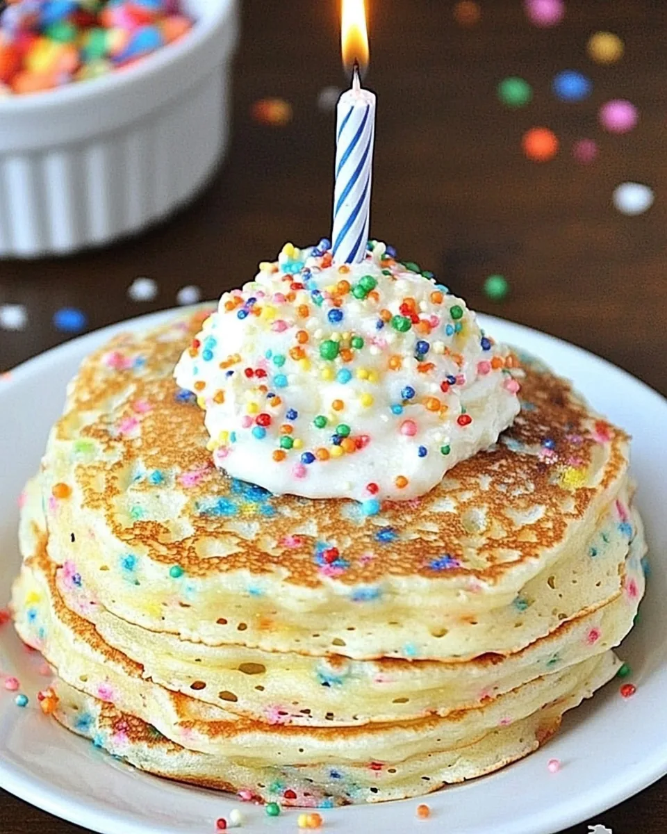 Funfetti Birthday Pancakes
