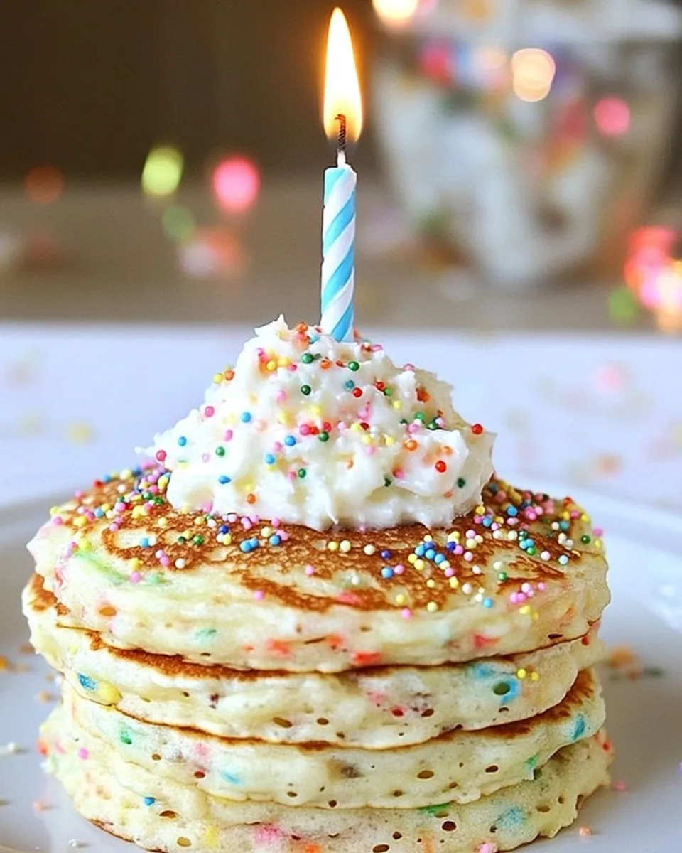 Funfetti Birthday Pancakes