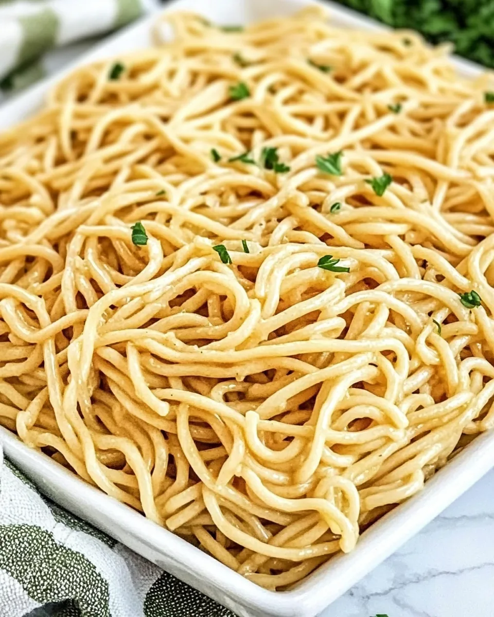 Garlic Butter Noodles