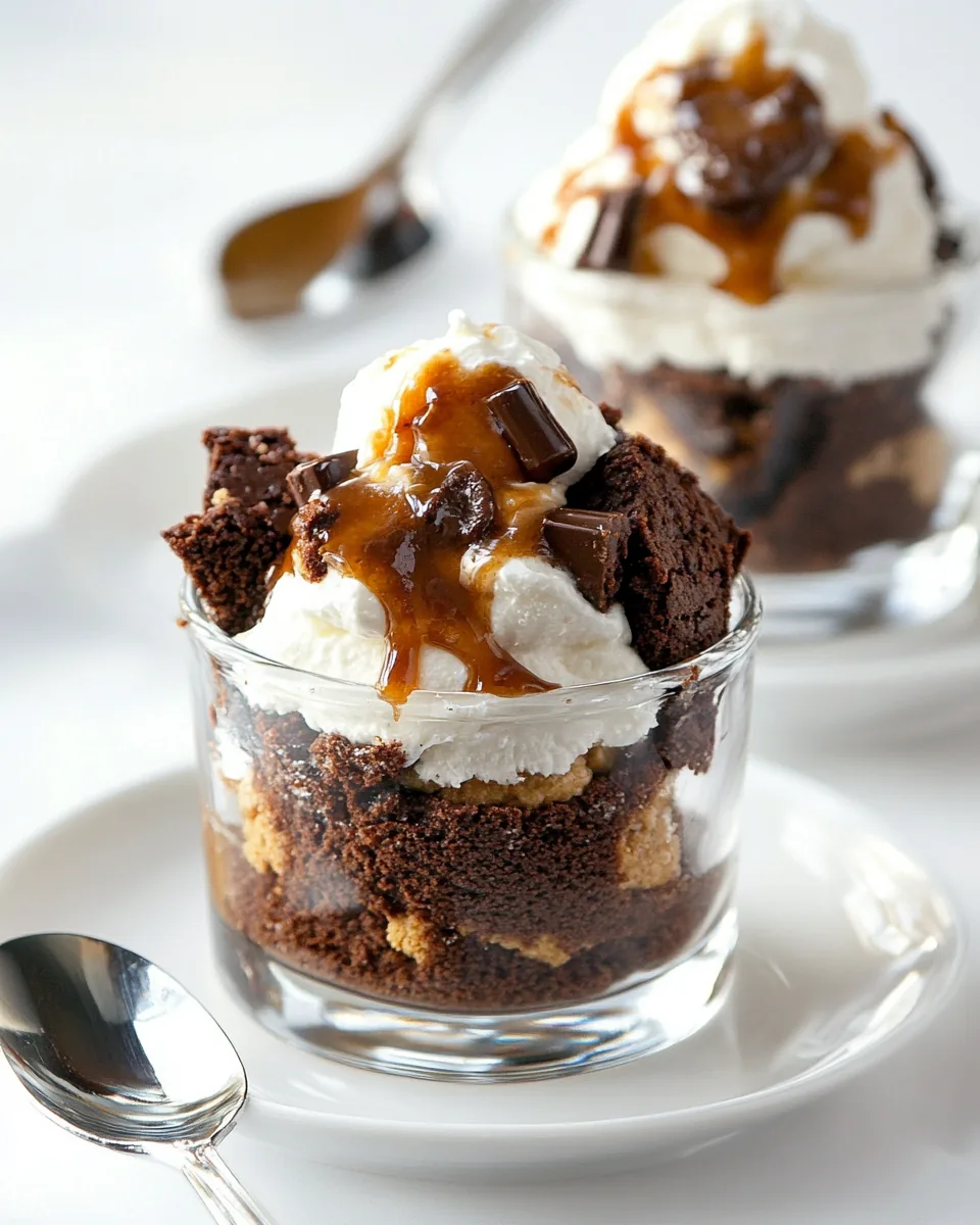 Ghirardelli Stuffed Brownie Sundaes