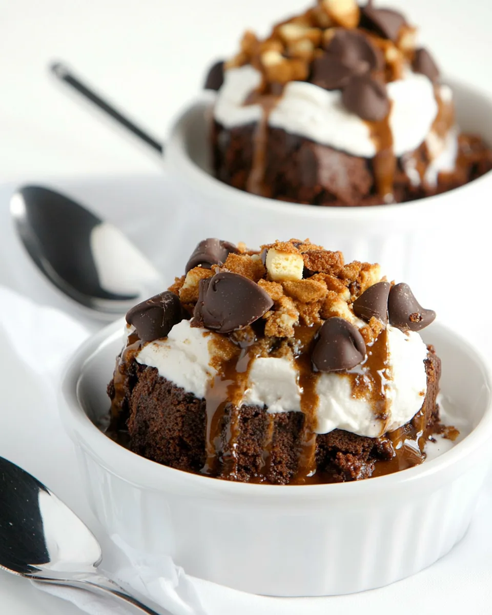 Ghirardelli Stuffed Brownie Sundaes