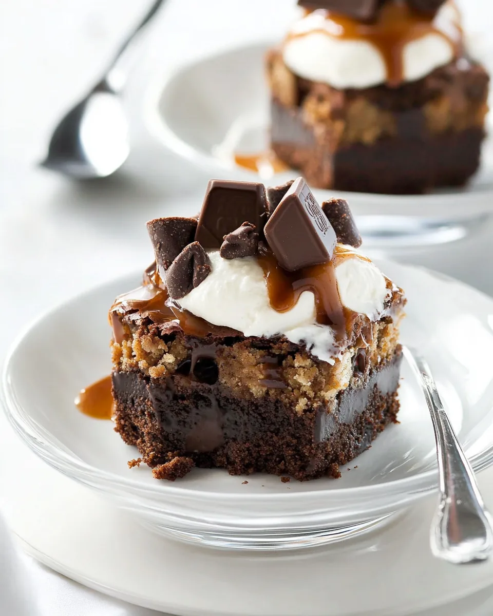 Ghirardelli Stuffed Brownie Sundaes