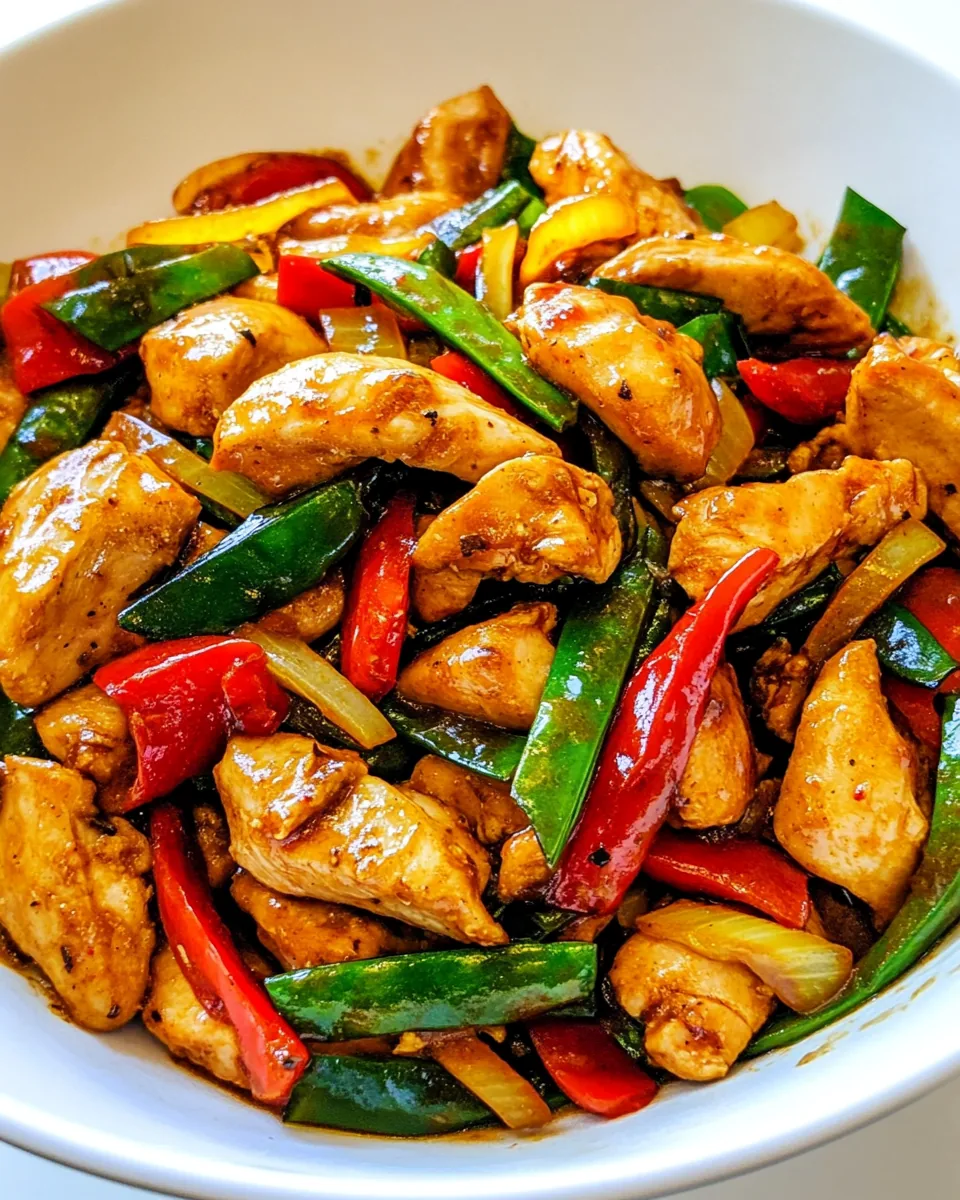 Ginger Chicken Stir Fry