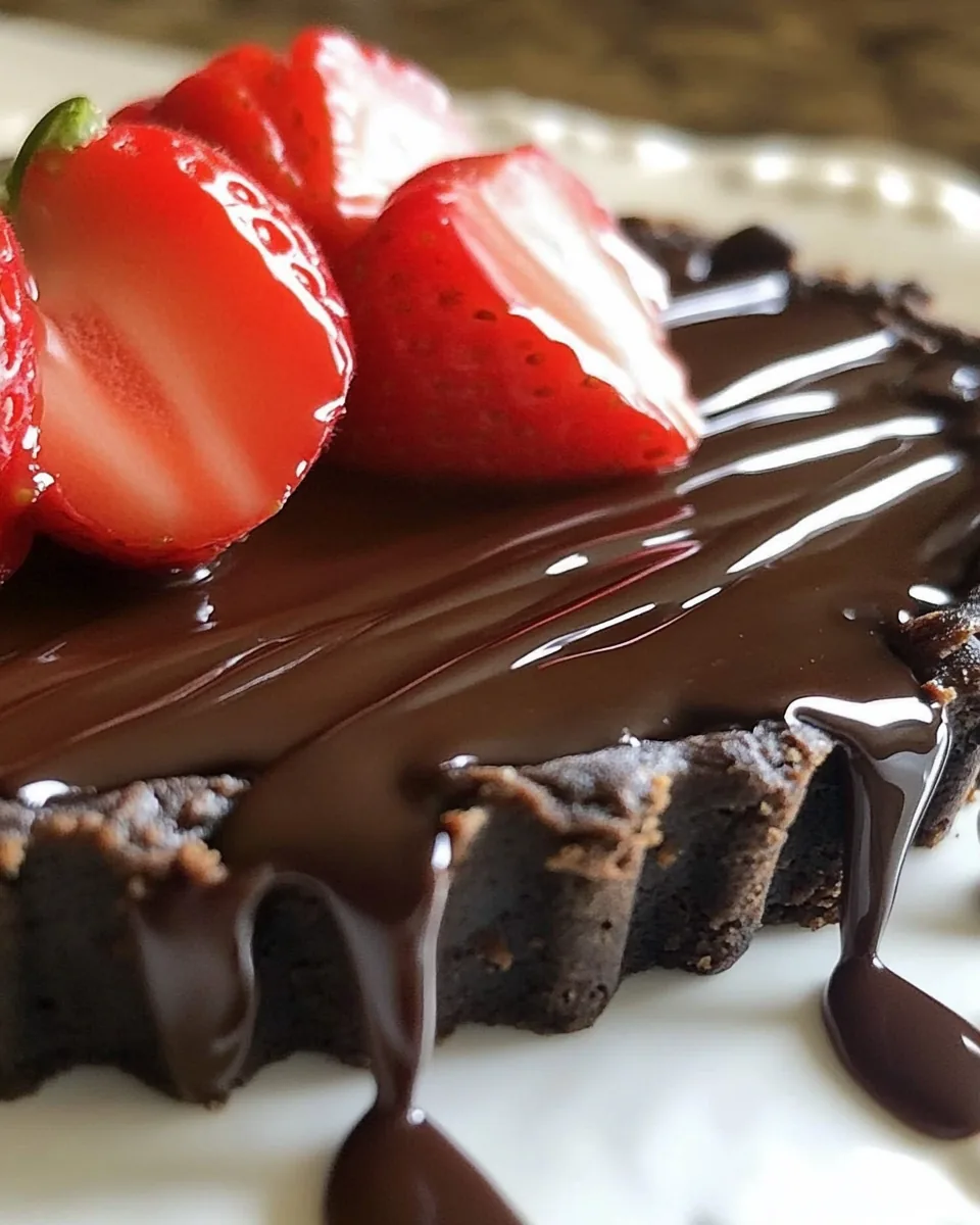 Glazed Chocolate Tart