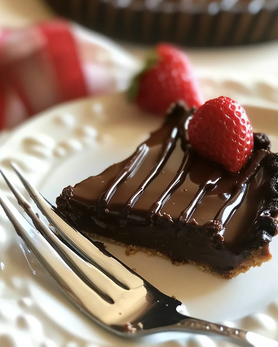 Glazed Chocolate Tart