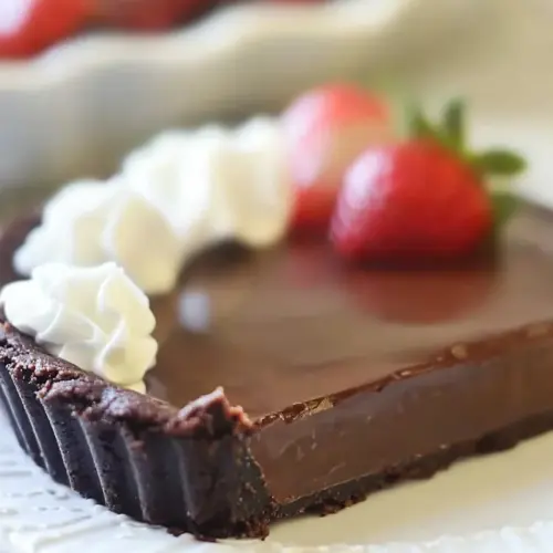 Glazed Chocolate Tart