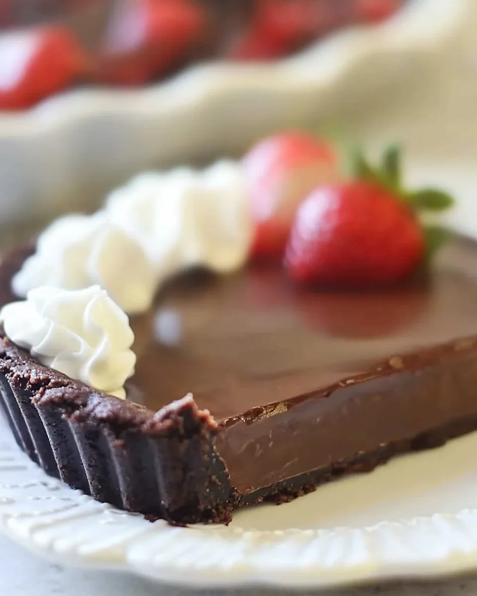 Glazed Chocolate Tart
