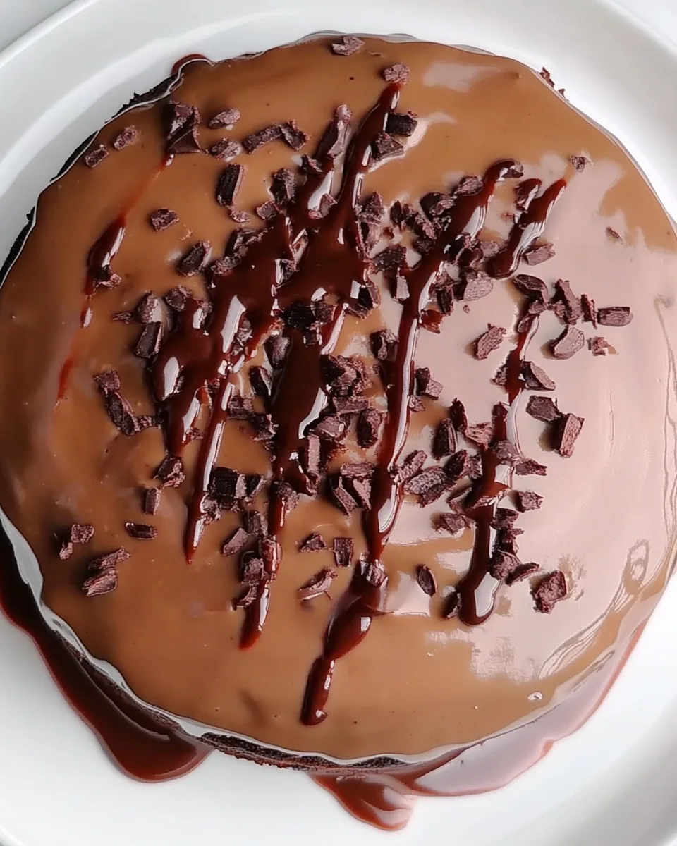 Glazed Peanut Butter Cake