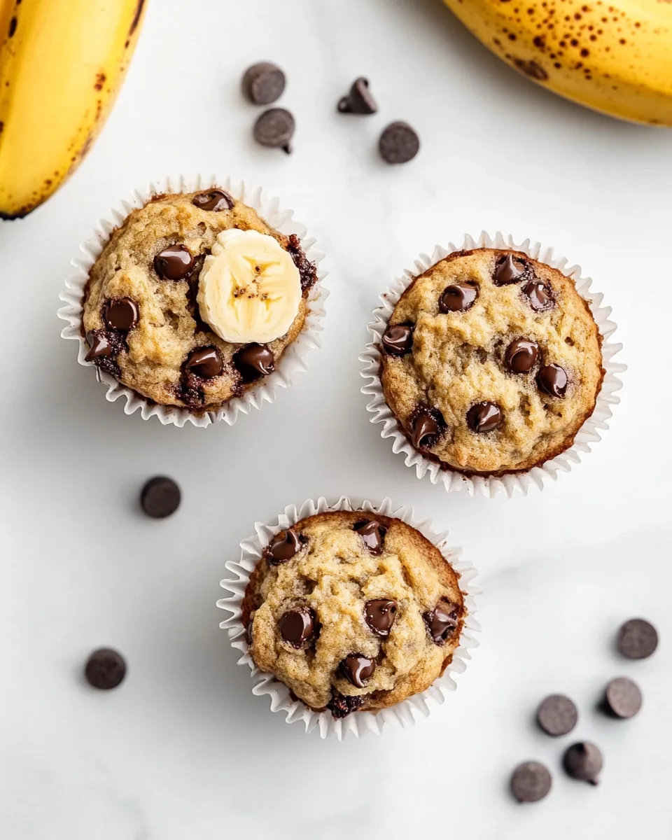 Gluten Free Chocolate Chip Banana Muffins
